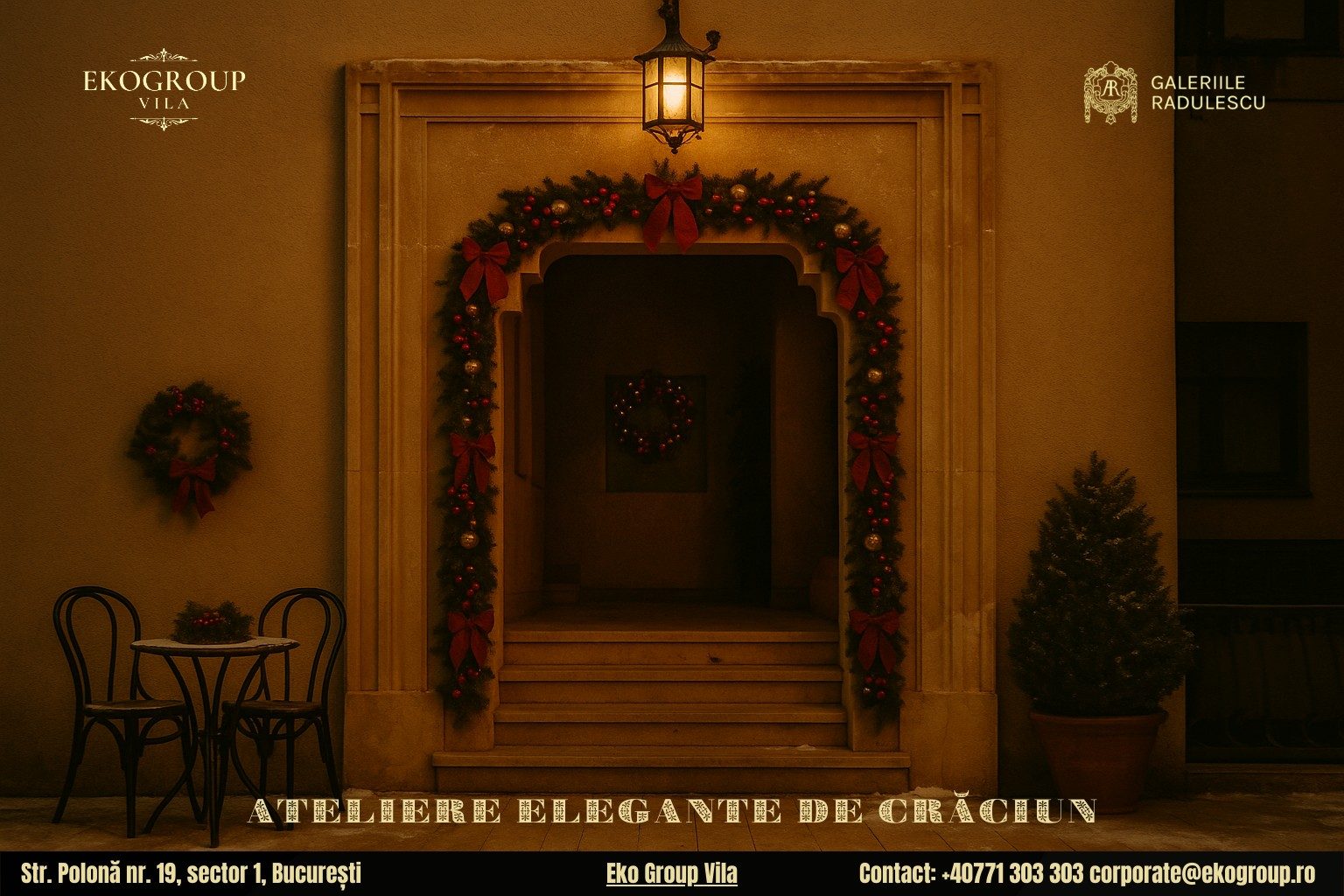 Activități de Crăciun ce readuc farmecul epocii interbelice la Eko Group Vila